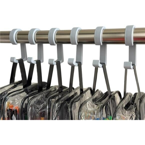 Closet organizer hooks heavy duty bag hanger purse belt scarf storage hooks set - Picture 1 of 7